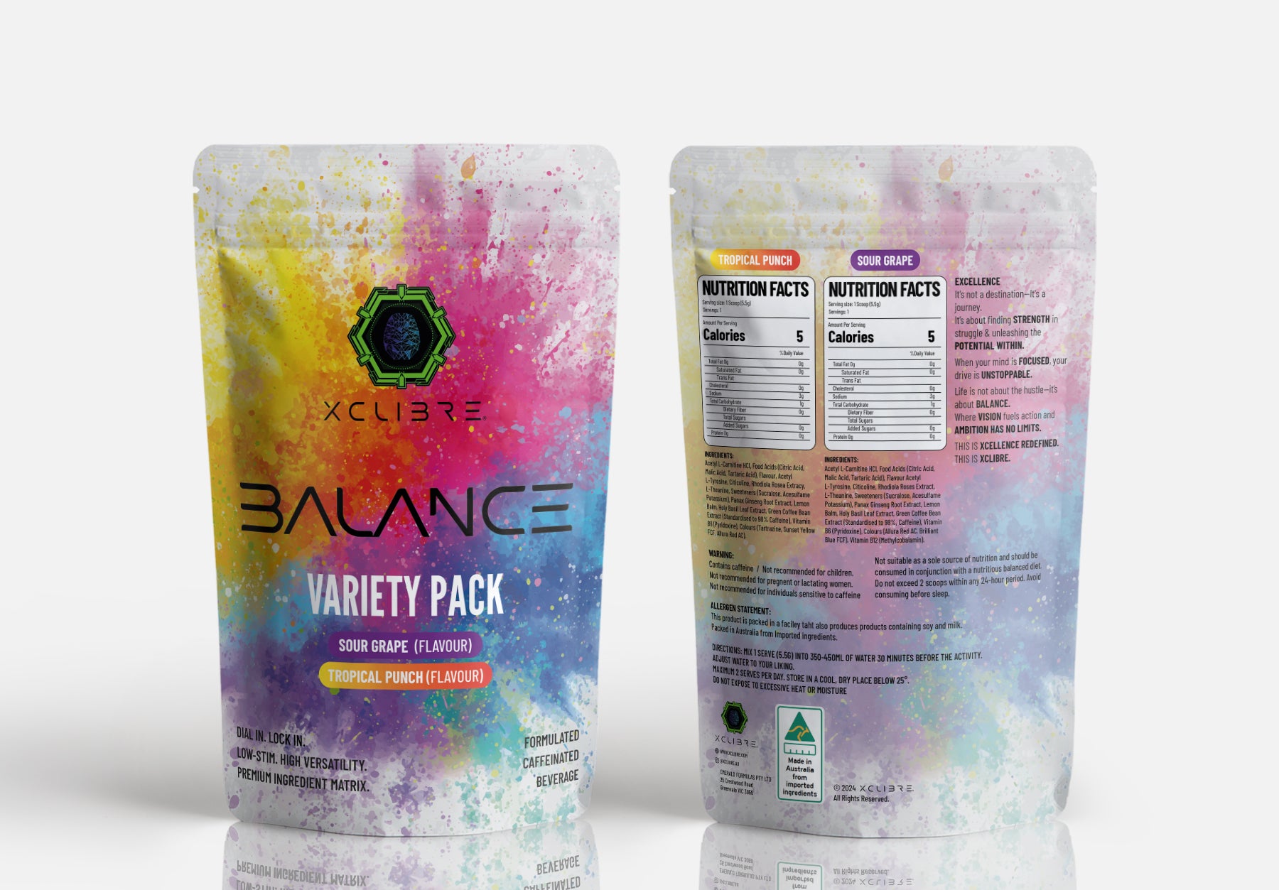 BALANCE Variety Pack XCLIBRE BALANCE Variety Pack XCLIBRE